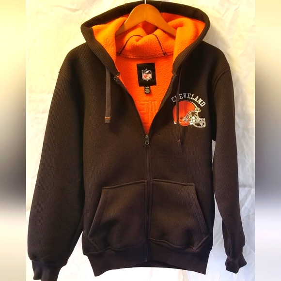 Cleveland Browns G-III Sports by Carl Banks Field Goal Full-Zip Jacket - Small - Picture 1 of 5
